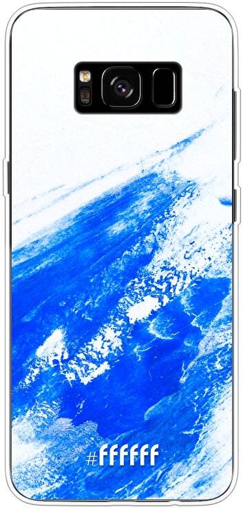 Blue Brush Stroke Galaxy S8