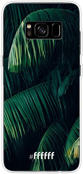 Palm Leaves Dark Galaxy S8