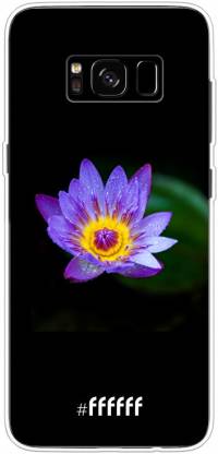 Purple Flower in the Dark Galaxy S8