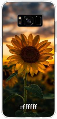 Sunset Sunflower Galaxy S8
