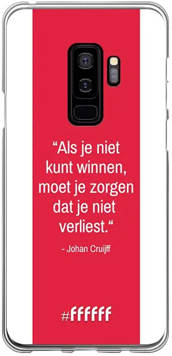 AFC Ajax Quote Johan Cruijff Galaxy S9 Plus