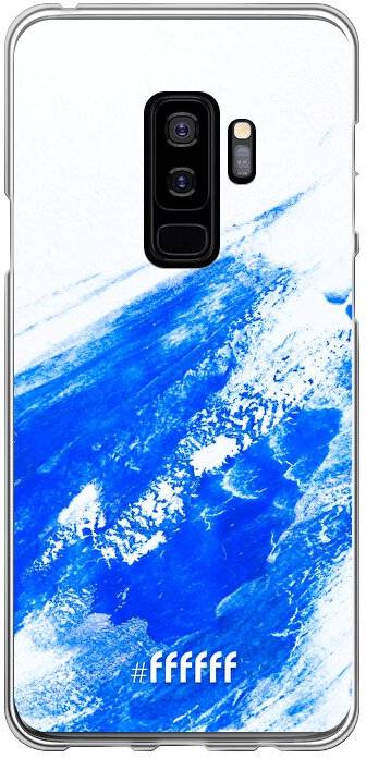 Blue Brush Stroke Galaxy S9 Plus