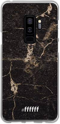 Dark Golden Marble Galaxy S9 Plus