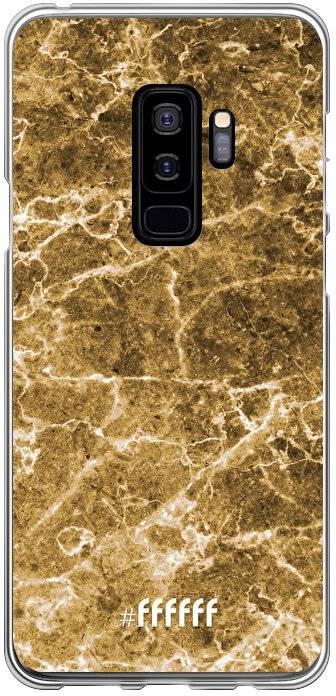 Gold Marble Galaxy S9 Plus