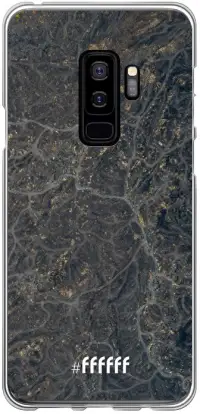 Golden Glitter Marble Galaxy S9 Plus