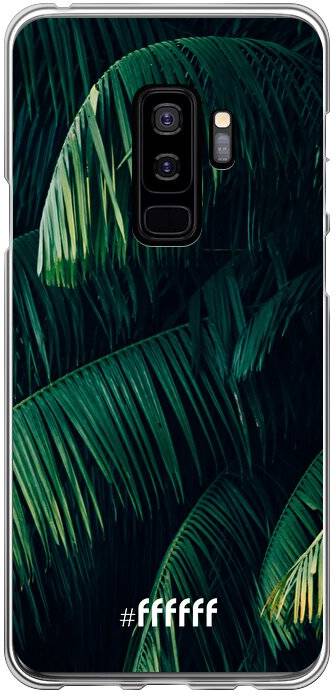 Palm Leaves Dark Galaxy S9 Plus