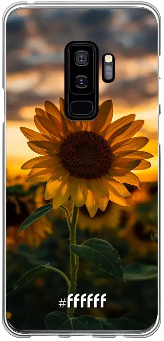 Sunset Sunflower Galaxy S9 Plus