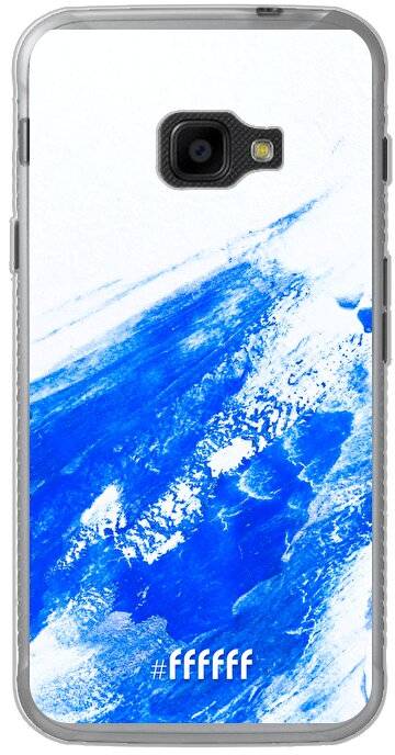 Blue Brush Stroke Galaxy Xcover 4