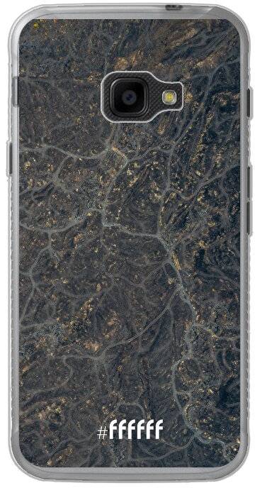 Golden Glitter Marble Galaxy Xcover 4