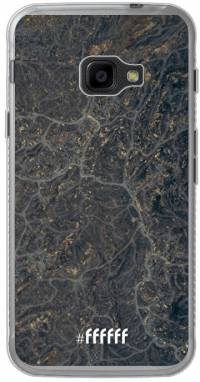 Golden Glitter Marble Galaxy Xcover 4