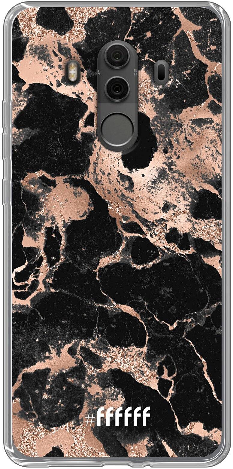 Rose Gold Marble Mate 10 Pro