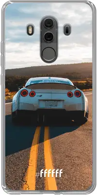 Silver Sports Car Mate 10 Pro