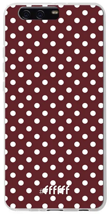 Burgundy Dots P10 Plus