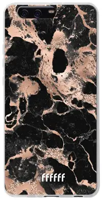 Rose Gold Marble P10 Plus