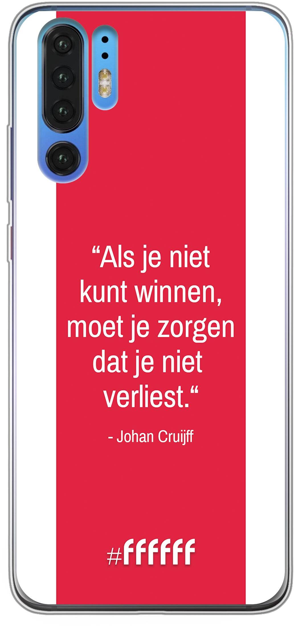 AFC Ajax Quote Johan Cruijff P30 Pro
