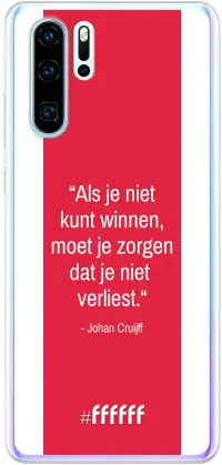 AFC Ajax Quote Johan Cruijff P30 Pro