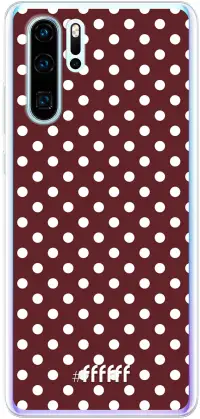 Burgundy Dots P30 Pro