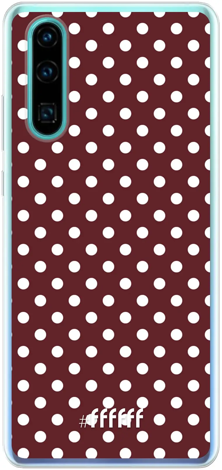 Burgundy Dots P30