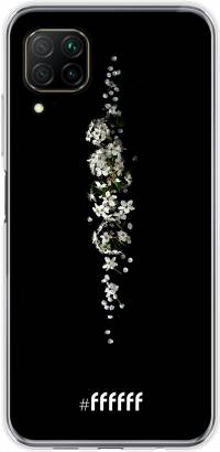 White flowers in the dark P40 Lite