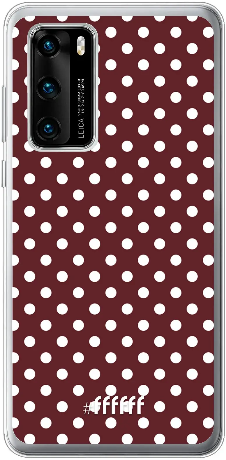 Burgundy Dots P40