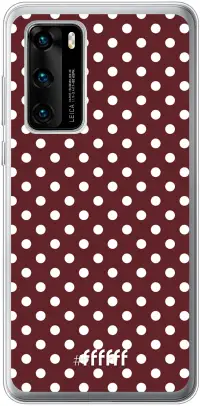 Burgundy Dots P40