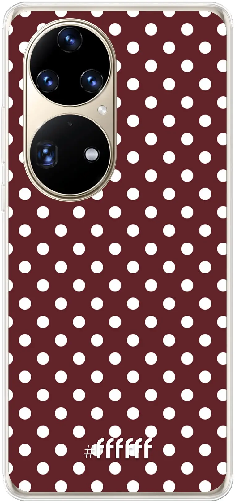 Burgundy Dots P50 Pro