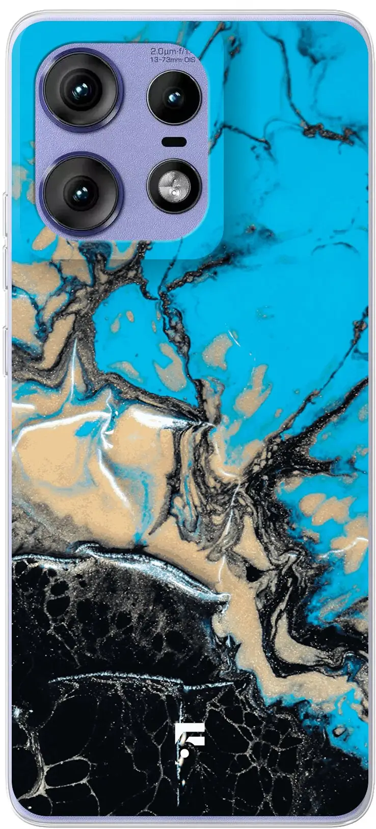 Blue meets Dark Marble Edge 50 Pro