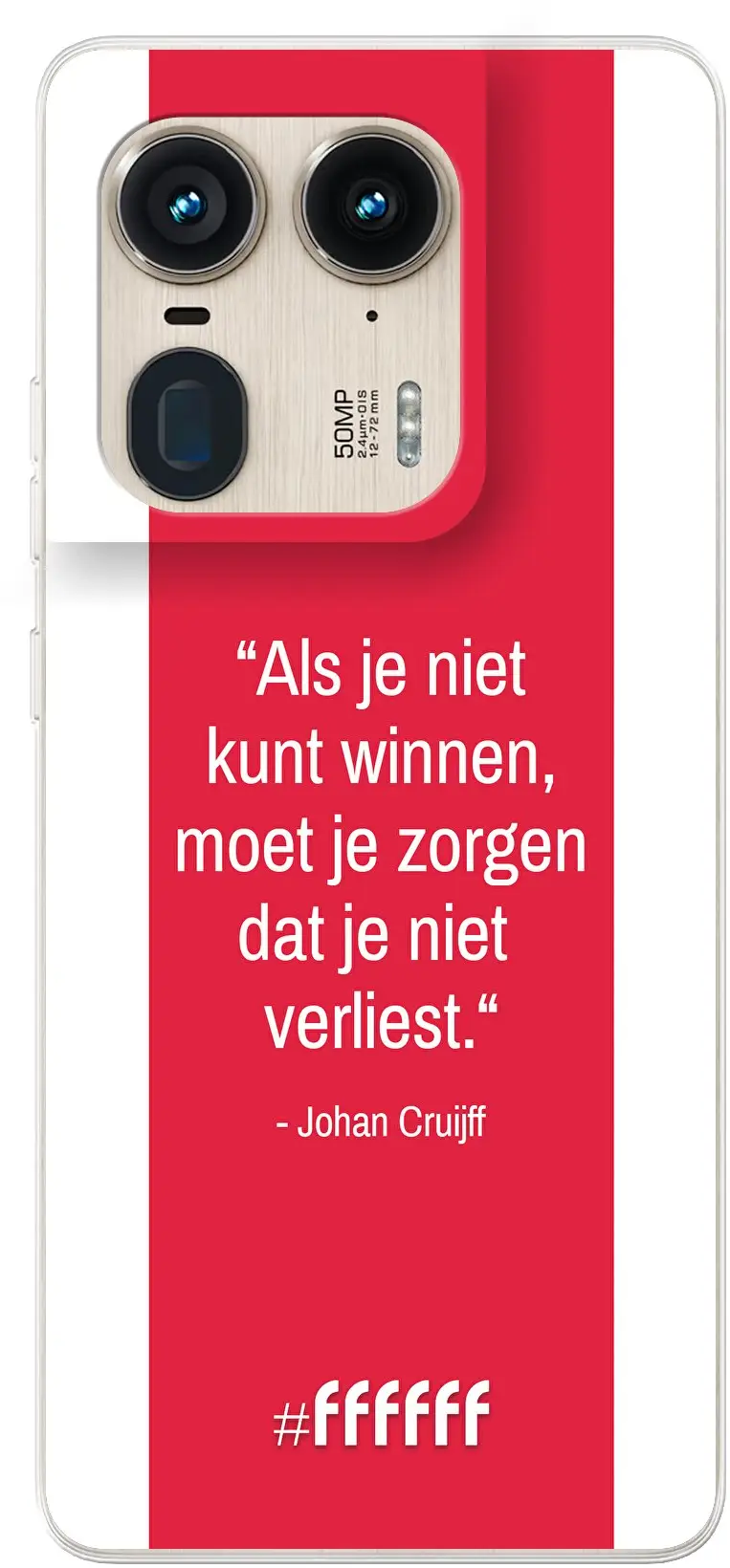 AFC Ajax Quote Johan Cruijff Edge 50 Ultra