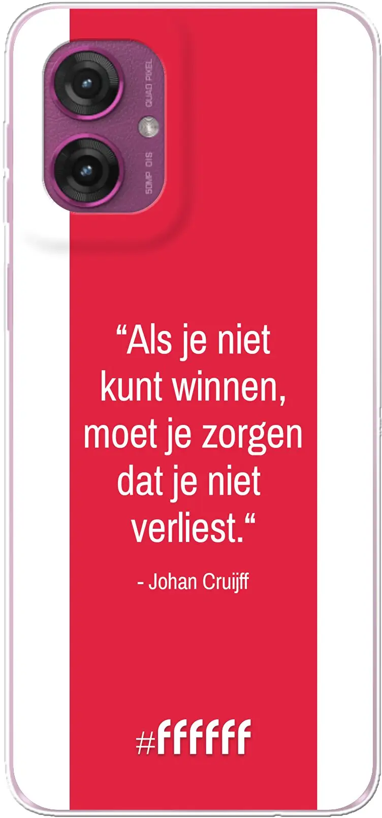 AFC Ajax Quote Johan Cruijff Moto G55