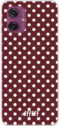 Burgundy Dots Moto G55