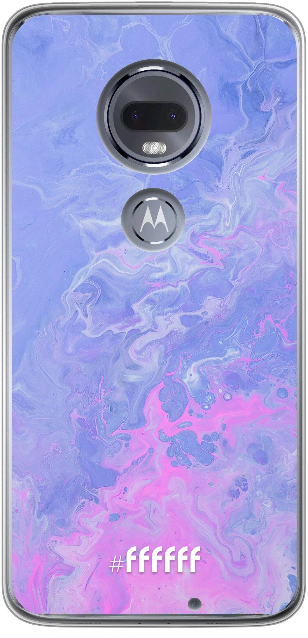 Purple and Pink Water Moto G7