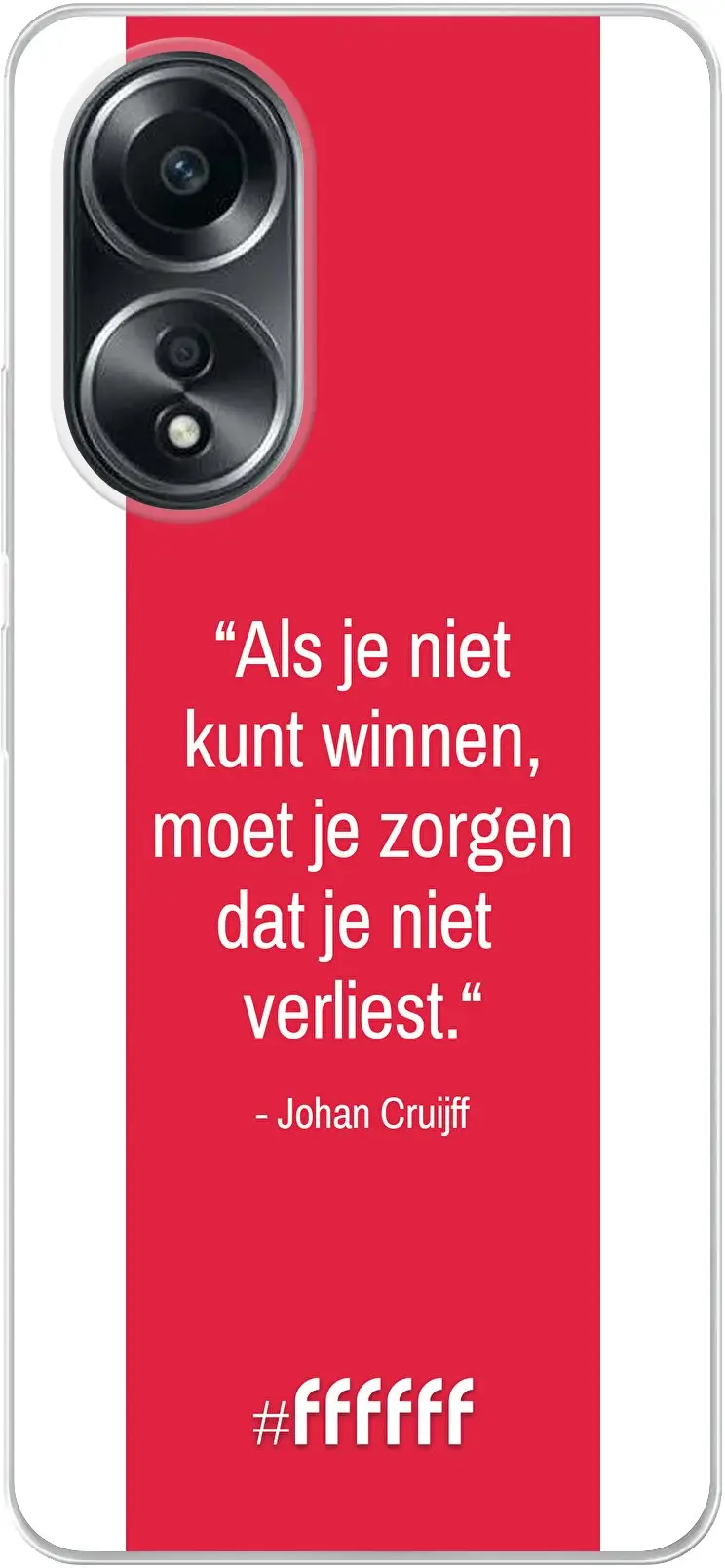 AFC Ajax Quote Johan Cruijff A58 4G