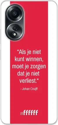 AFC Ajax Quote Johan Cruijff A58 4G