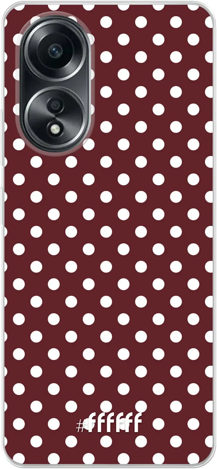 Burgundy Dots A58 4G