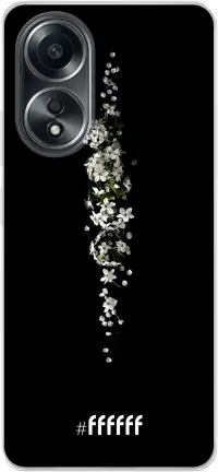 White flowers in the dark A58 4G