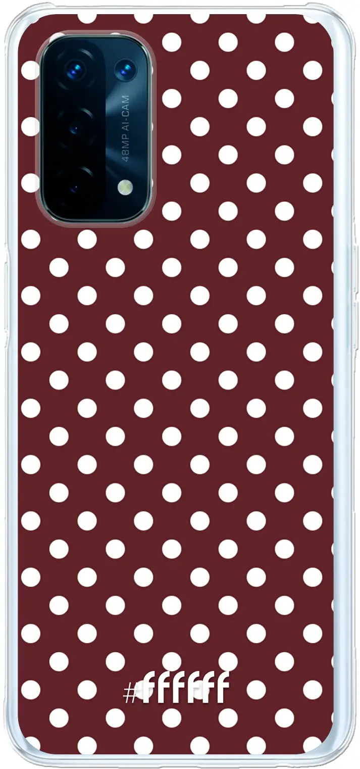 Burgundy Dots A74 5G