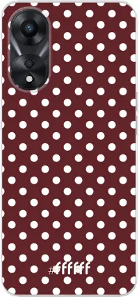 Burgundy Dots A78 5G