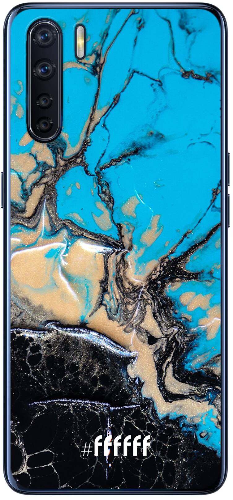 Blue meets Dark Marble A91