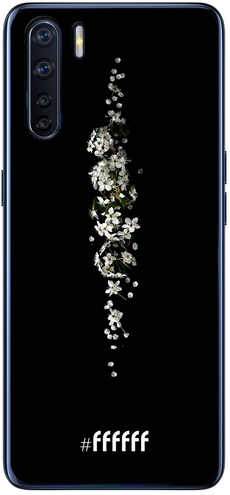 White flowers in the dark A91