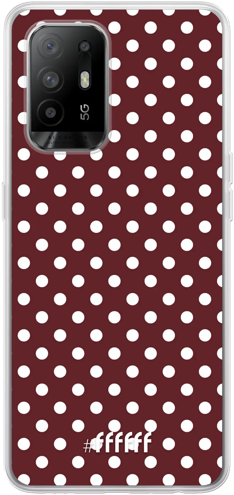 Burgundy Dots A94 5G