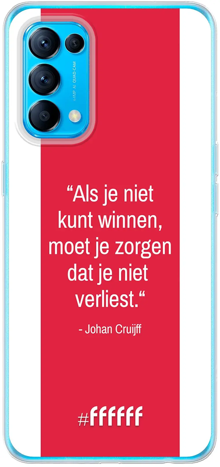 AFC Ajax Quote Johan Cruijff Find X3 Lite