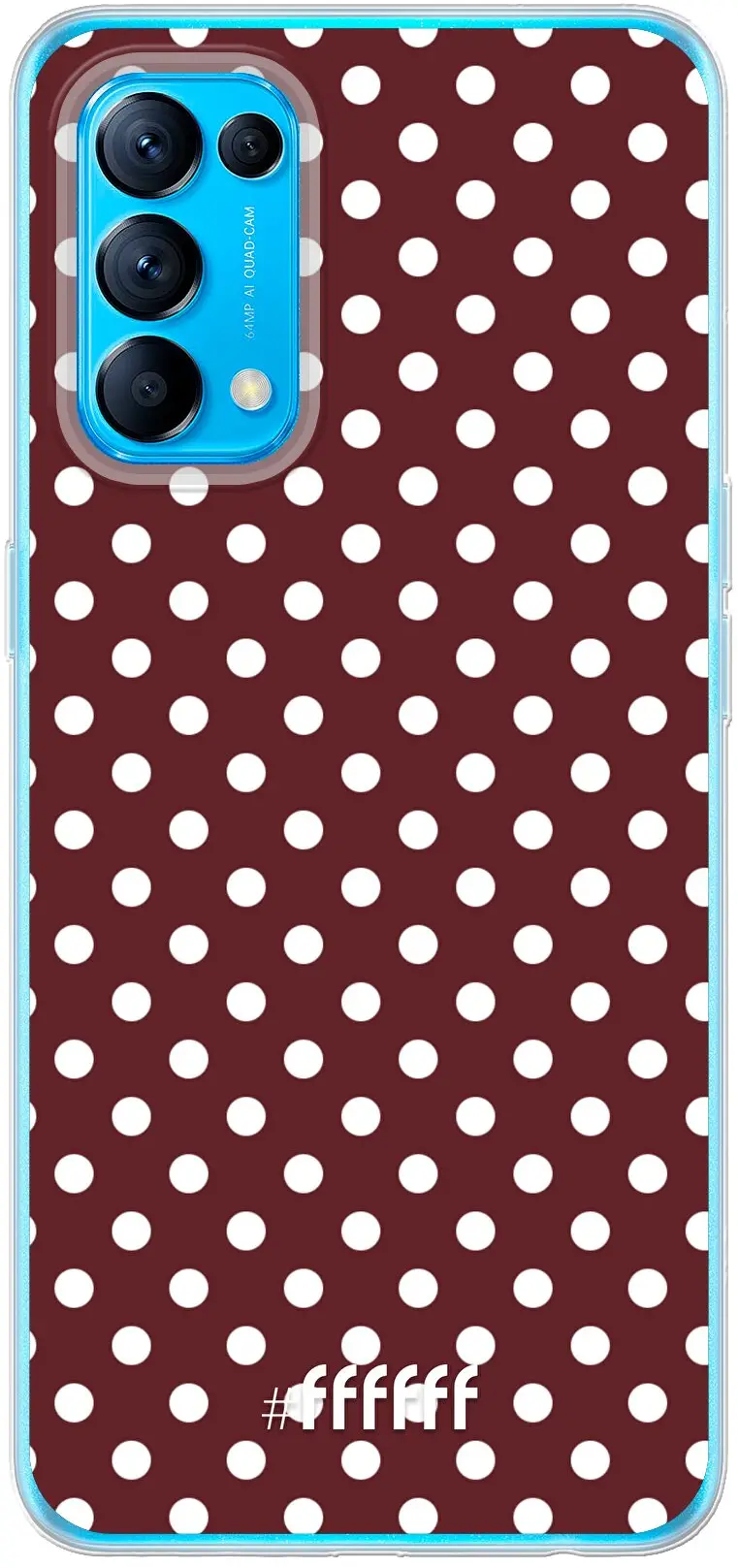 Burgundy Dots Find X3 Lite