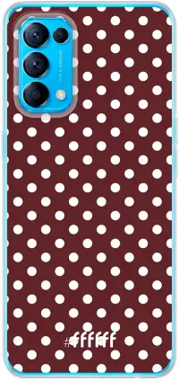 Burgundy Dots Find X3 Lite