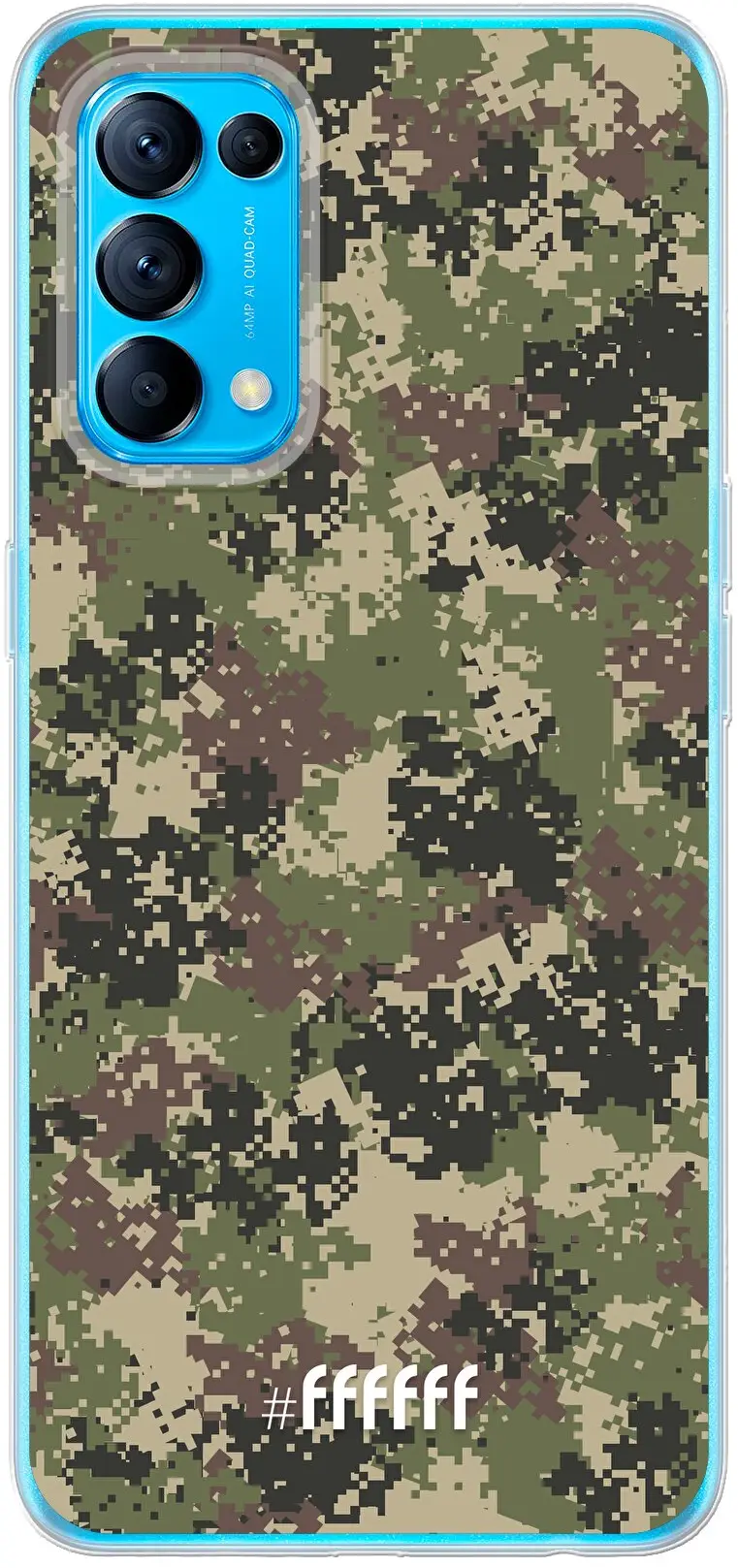 Digital Camouflage Find X3 Lite