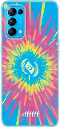 Flower Tie Dye Find X3 Lite