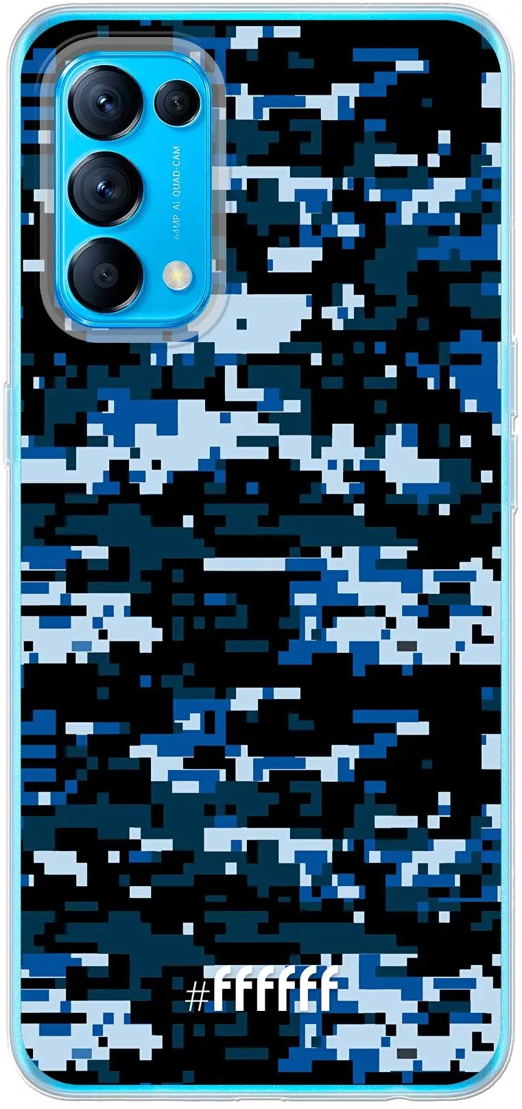 Navy Camouflage Find X3 Lite