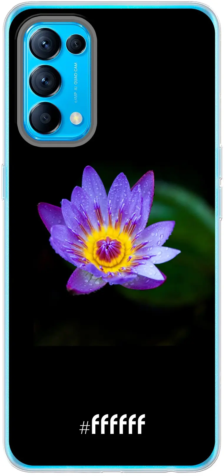 Purple Flower in the Dark Find X3 Lite