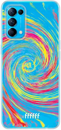 Swirl Tie Dye Find X3 Lite