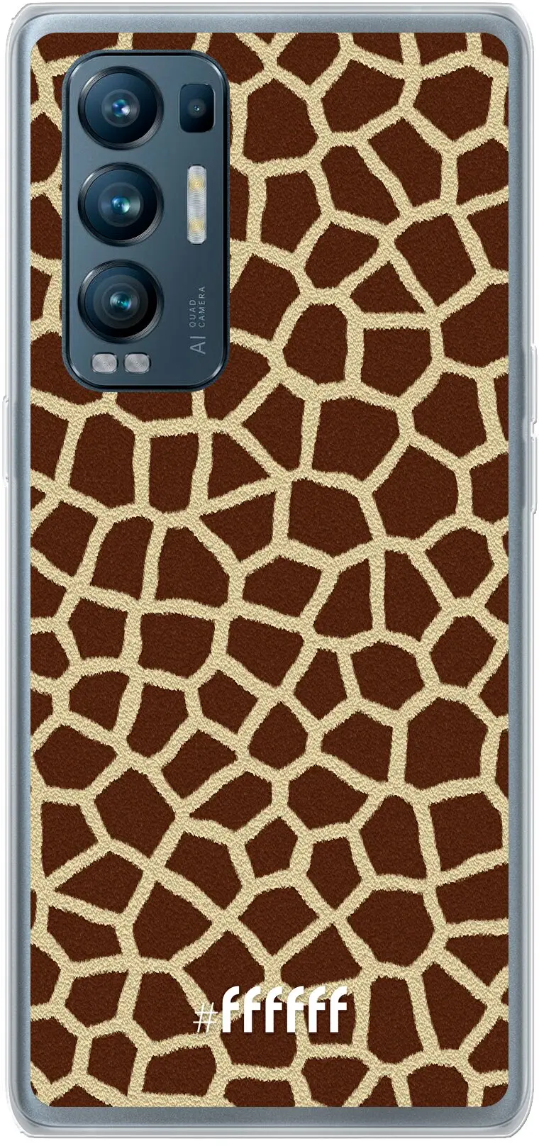 Giraffe Print Find X3 Neo