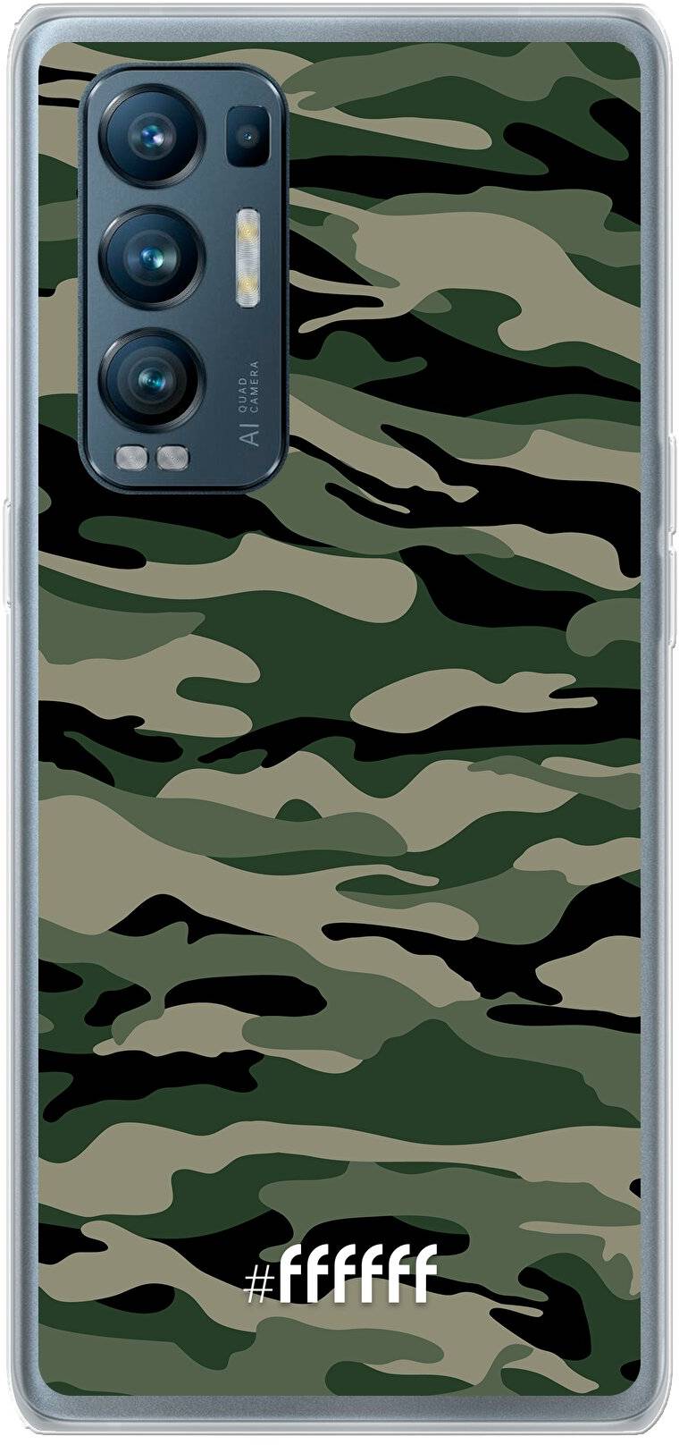 Woodland Camouflage Find X3 Neo